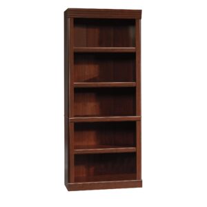 Sauder Heritage Hill 72" H 5-Shelf Bookcase, Classic Cherry Finish