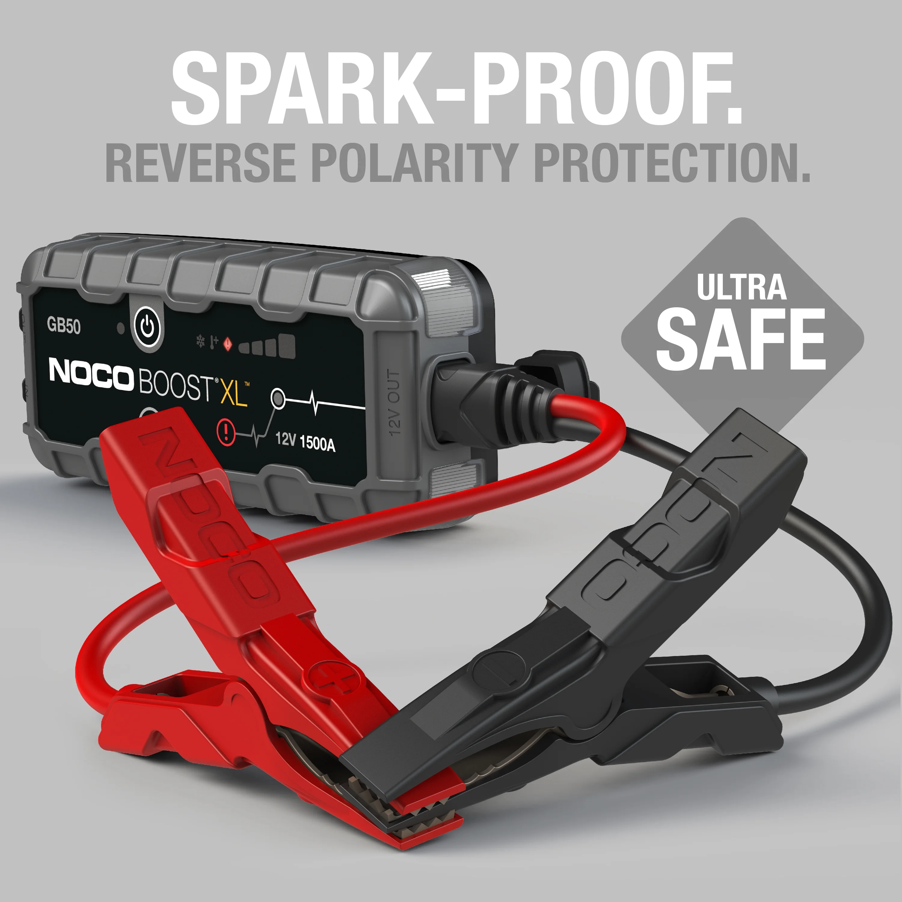 NOCO Boost GB50: 1500A 12V UltraSafe Portable Lithium Jump Starter