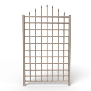 Dura-Trel Winchester 57 by 95 Inch Outdoor Garden Patio Trellis, Mocha
