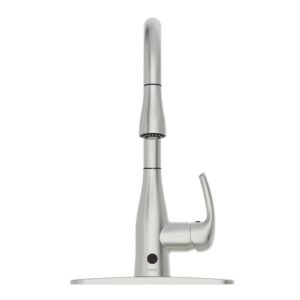 Bio Bidet FLOW Motion Touchless Kitchen Faucet in Brushed Nickel Finish