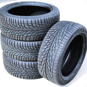 Set of 4 (FOUR) Accelera X-Grip 225/55R17 101V XL Winter Snow Tires Fits: 2016-19 Chevrolet Malibu Hybrid, 2011-13 Chevrolet Impala LT
