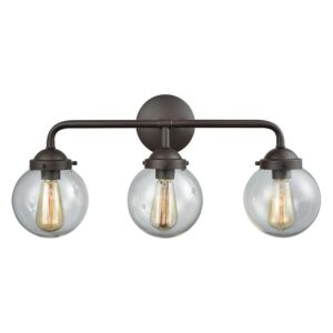 Elk Lighting CN129311 Beckett 3-Light for The Bath in Oil Rubbed Bronze Vanity Wall Sconce