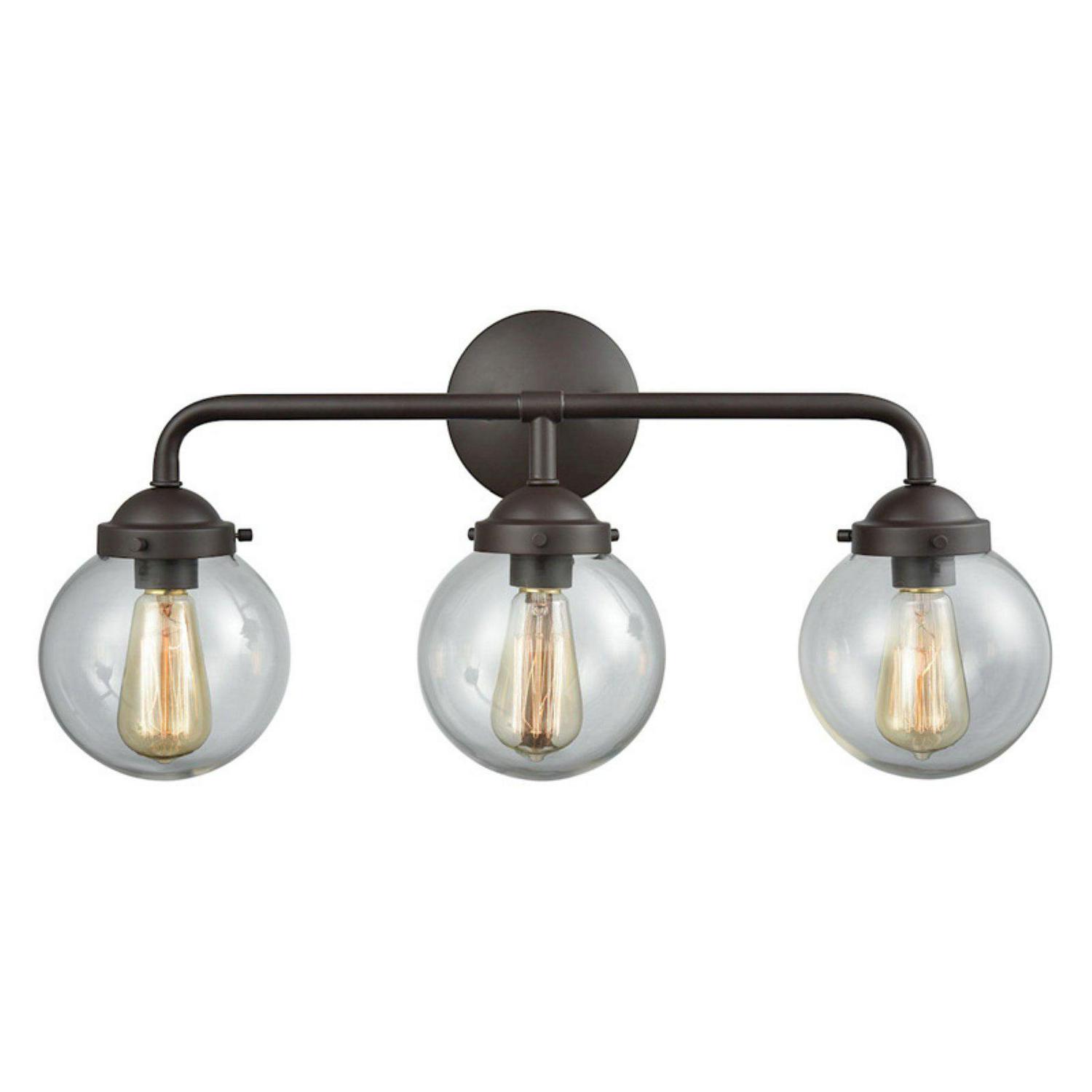 Elk Lighting CN129311 Beckett 3-Light for The Bath in Oil Rubbed Bronze Vanity Wall Sconce