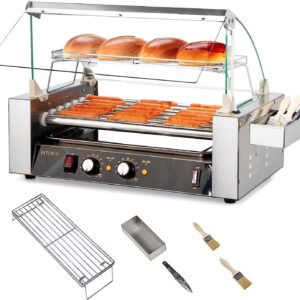 ROVSUN 1050 W 18 Hot Dog Capacity Commercial Hot Dog Roller Grill