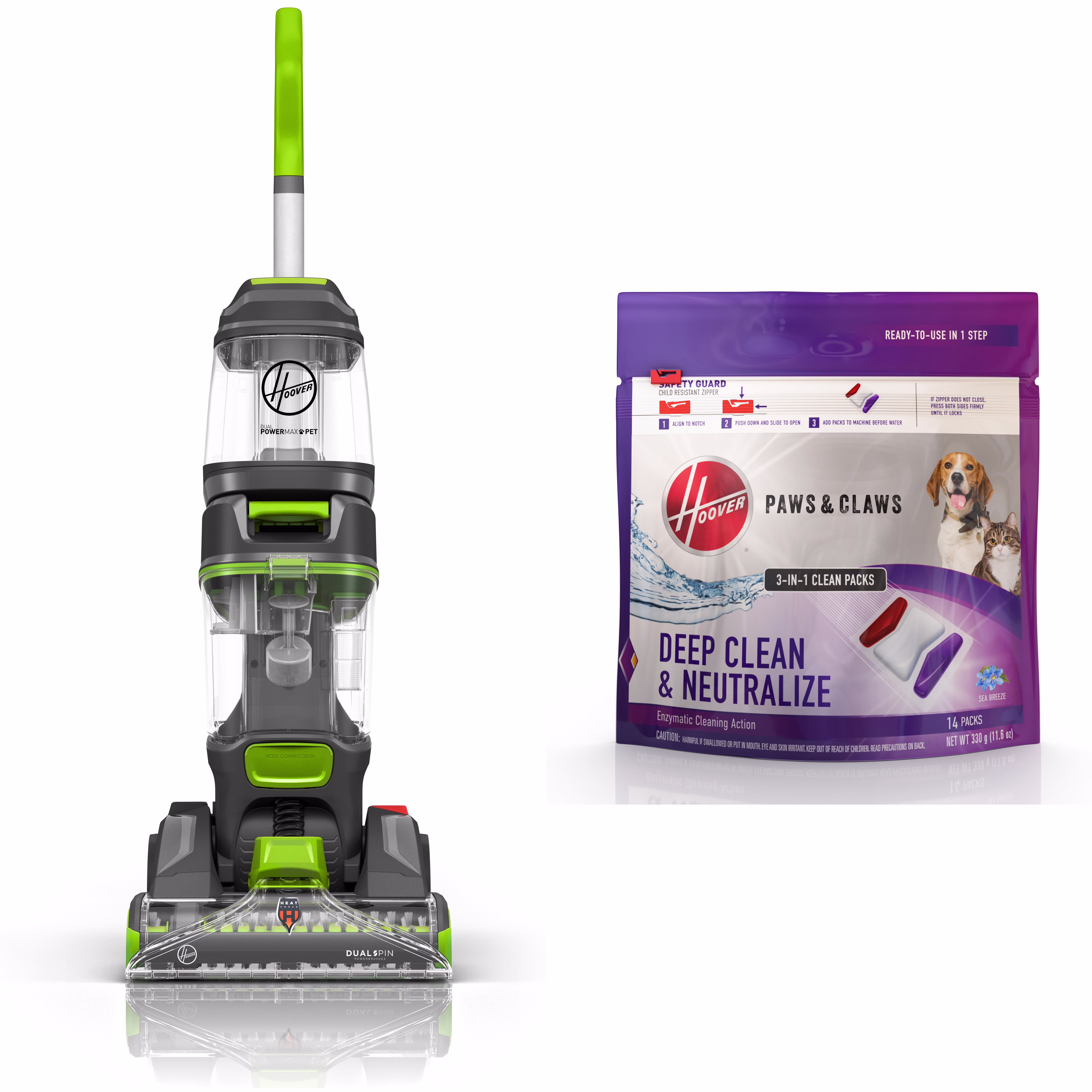 Hoover Dual Power Max Pet Upright Carpet Cleaner, FH54011, New