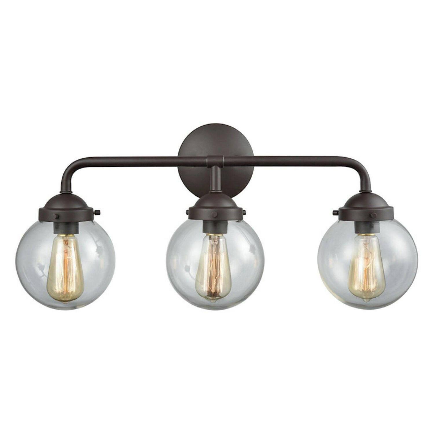 Elk Lighting CN129311 Beckett 3-Light for The Bath in Oil Rubbed Bronze Vanity Wall Sconce
