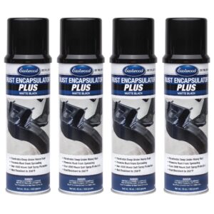 Eastwood Matte Black Rust Encapsulator Plus 16 oz. Aerosol 4 Pack