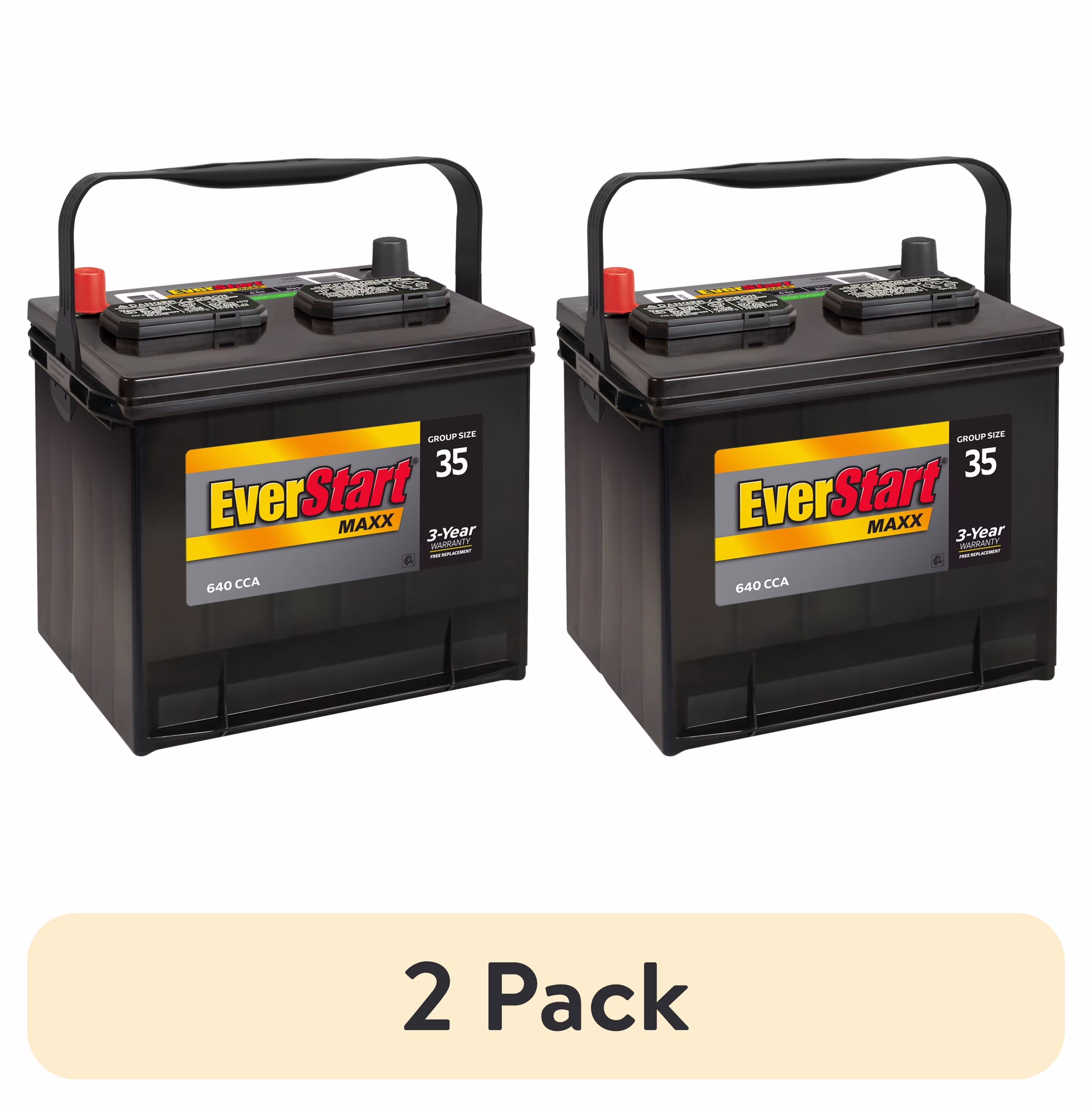 EverStart Maxx Lead Acid Automotive Battery, Group Size 35 12 Volt, 640 CCA