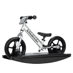 Strider - 12 Pro 2-in-1 Rocking Balance Bike, Ages 6 months to 5 Years - Silver