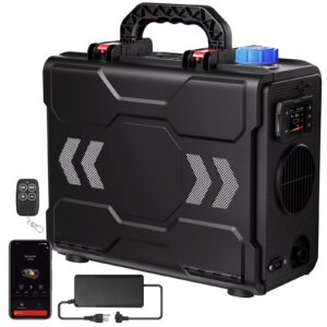 Audew Diesel Air Heater, TB2 2025 updated 12V 8KW All-In-One Portable Handheld Toolbox with Bluetooth APP Control and adapter for Car Trucks Boat Bus RV Trailer Motor-Homes and Camper