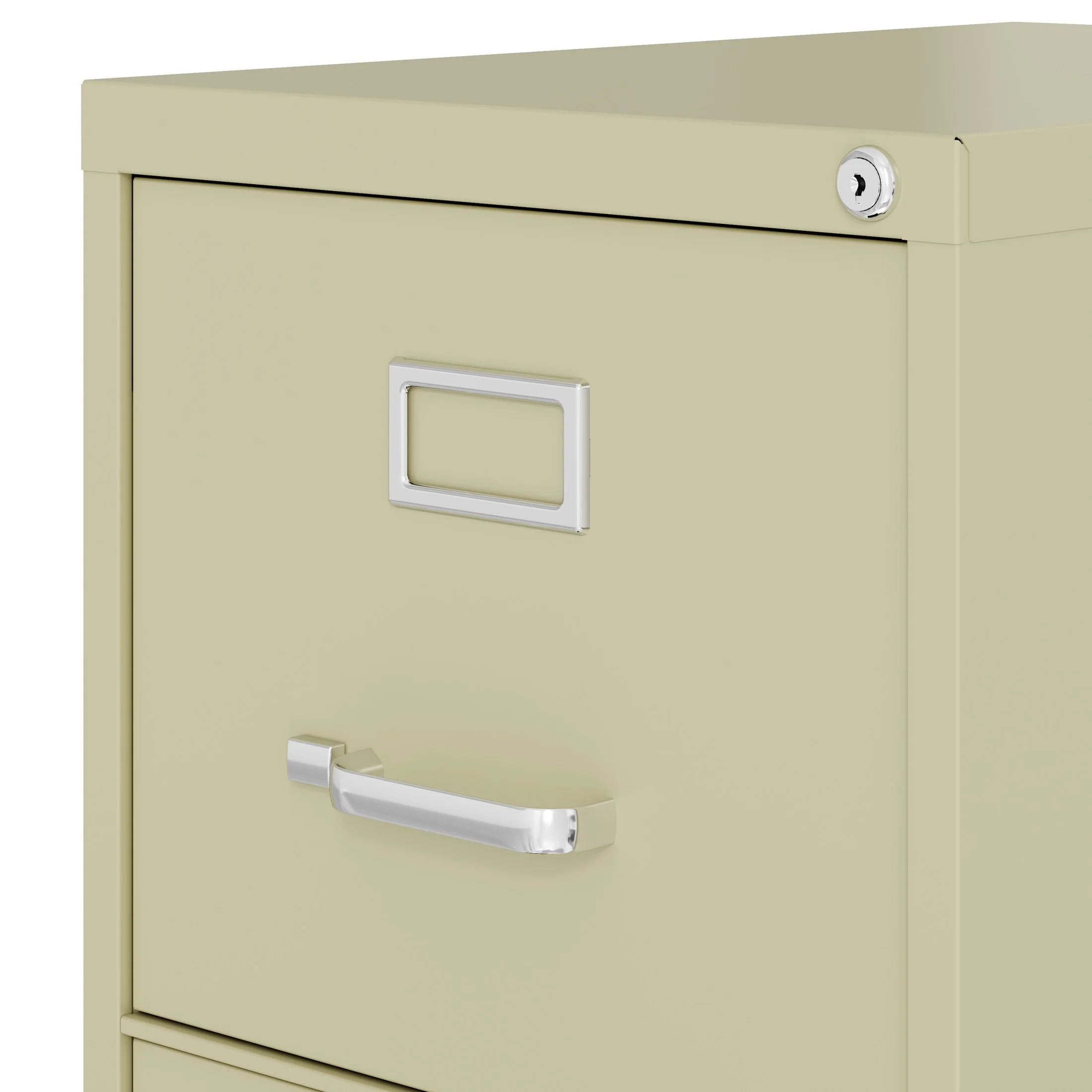 Hirsh 22" Deep 3 Drawer Letter Width Vertical File Cabinet, Commercial Grade, Gray