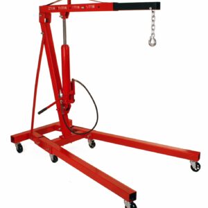 Dragway Tools 2 Ton Folding Air Hydraulic Engine Hoist Cherry Picker Shop Crane