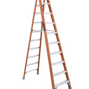 Louisville Ladder 10-Foot Fiberglass Step Ladder, 300-Pound Load Capacity, Type IA, FS1510