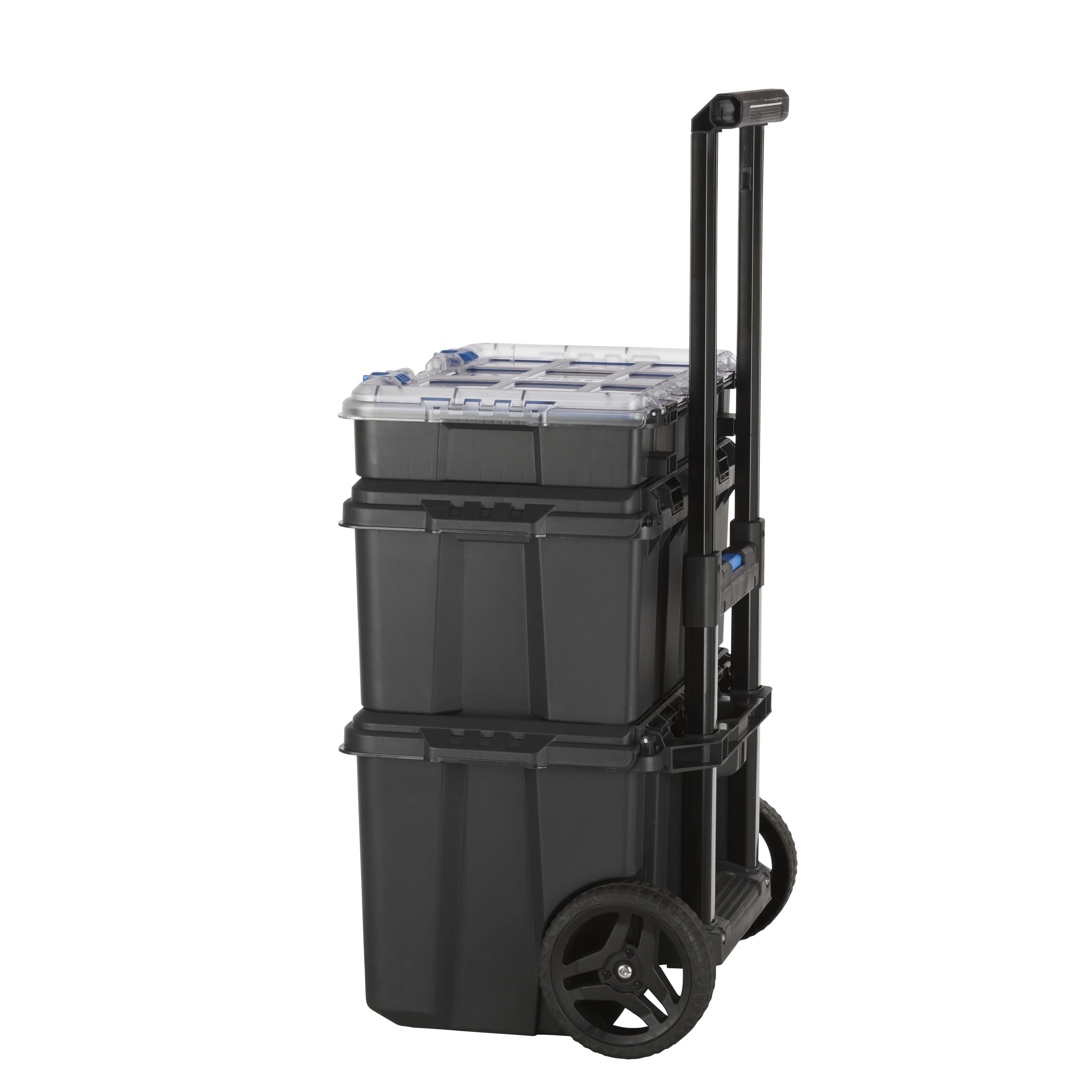HART Stack System, Mobile Tool Storage and Organization, Black & Blue