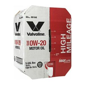 Valvoline Motor Oil,5 gal. Sz,0W-20 SAE Grade,Box 881048