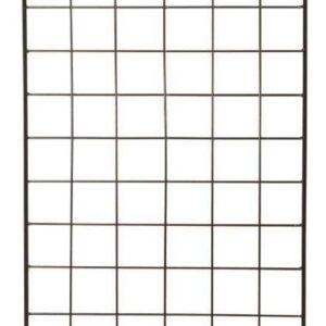 American Garden Works STNMB Narrow Screen Trellis, Black 64.25"H