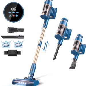 PrettyCare Cordless Vacuum Cleaner Lightweight Stick Vacuum 38kPa with 45min Runtime for Carpet Hard Floors Cleaner Pet Hair P2