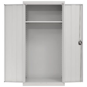 Elite Series Wardrobe Cabinet with Adjustable Shelf, 36"W x 24"D x 72"H, Dove Gray