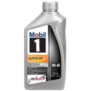 Mobil 1 126870, 0W40 Supercar Oil Case 6 X 1 Quart Performance Racing Parts