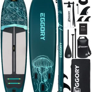 EGGORY 11 ft Inflatable Paddle Boards Stand Up Paddle Board with Full SUP Accessories