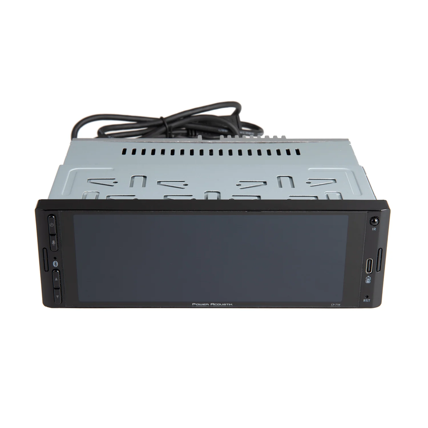 Power Acoustik CP-71WA Single DIN 6.5" Color Touchscreen Car Stereo with Bluetooth Connected Apple CarPlay + Android Auto