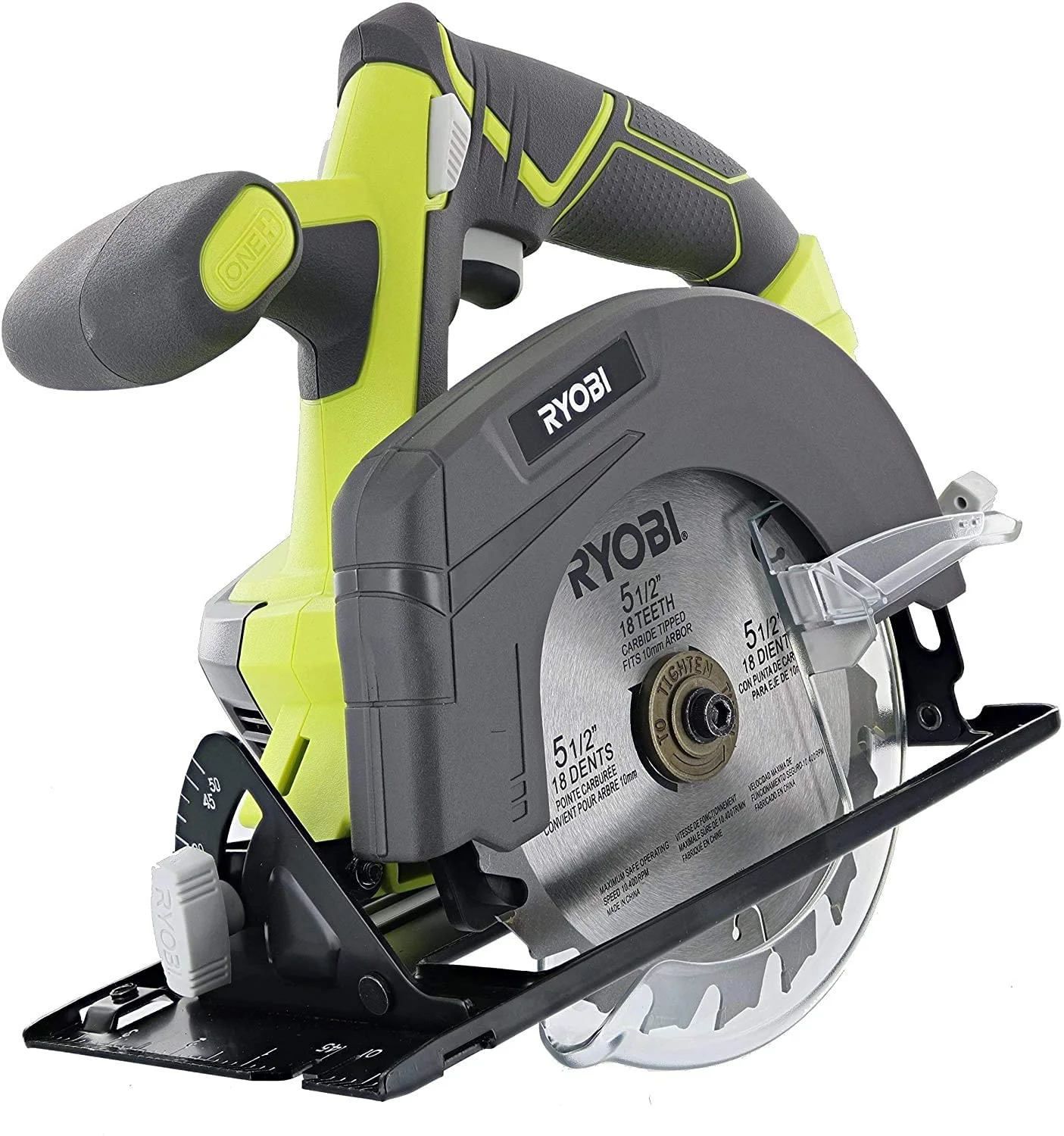 RYOBI 18-Volt Cordless 5 12inch Circular Saw Kit with a 4Ah Battery and Charger (No Retail Packaging)