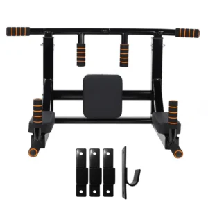 Dual-Use Wall-Mounted Pull-up Bar for Home Gym Strength Training Equipment Chin Up Steel Bar