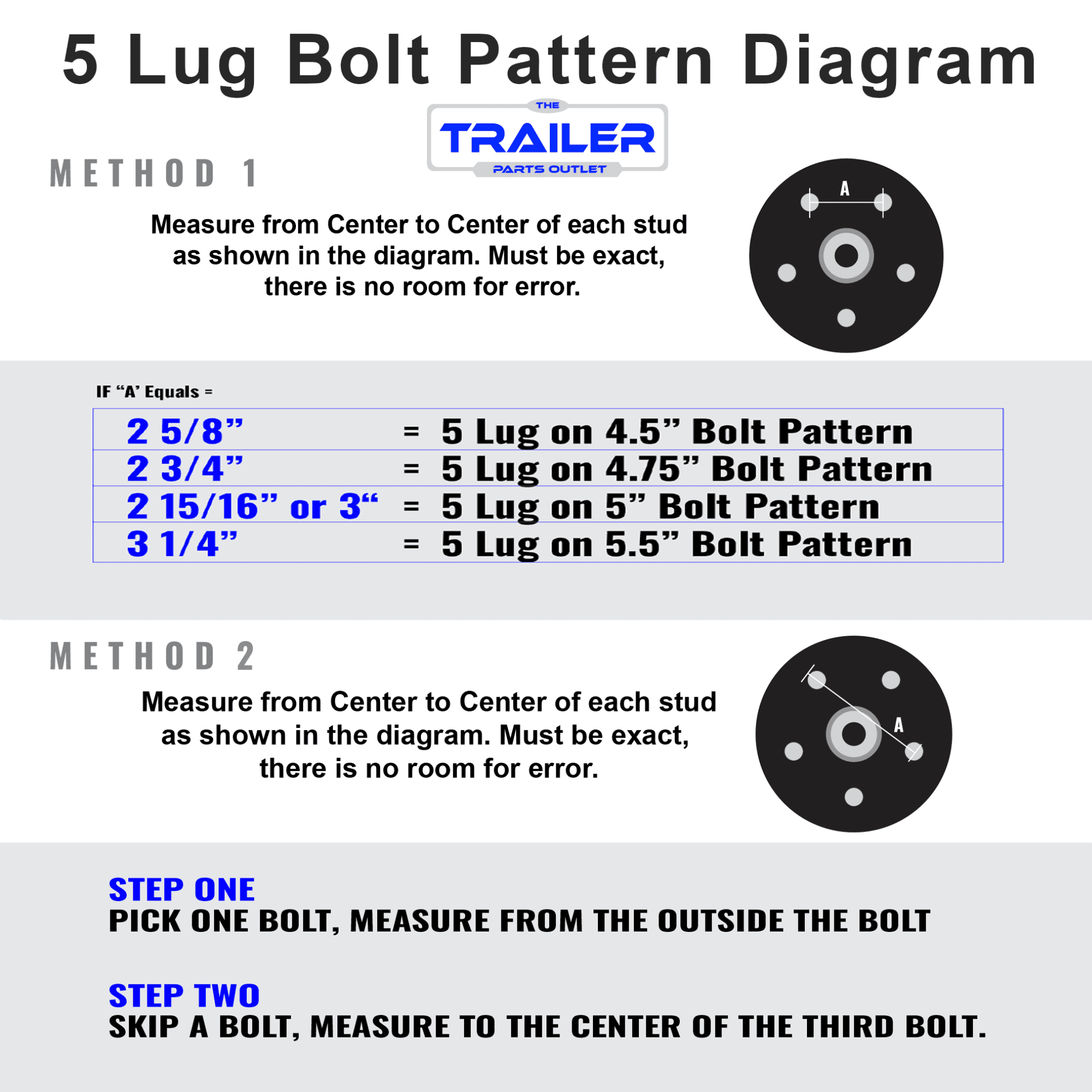 Trailquest 15" 10 ply Radial Trailer Tire & Wheel - ST 225/75R15 5 Lug (Silver Mod), 5x5 Bolt Pattern