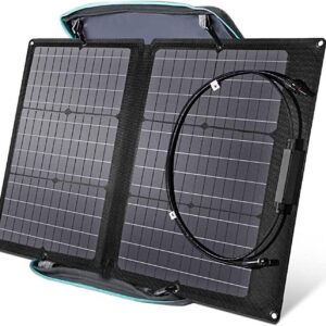 EF EcoFlow 60W Portable Solar Panel for Power Station. Foldable Solar Charger with Adjustable Kickstand. Waterproof IP67 for Outdoor Camping.RV.off Grid System