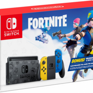 Nintendo Switch Console Fortnite Wildcat Bundle Edition with Exclusive Joy-Cons & 2000 V-Bucks