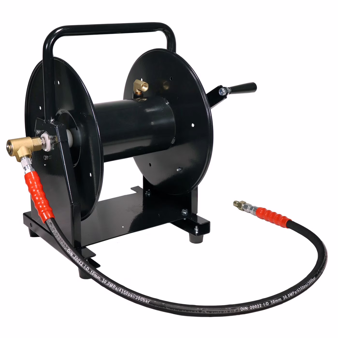 5000 PSI 3/8" x 200' Hose Reel for High Pressure Power Washer and Sewer Jetter