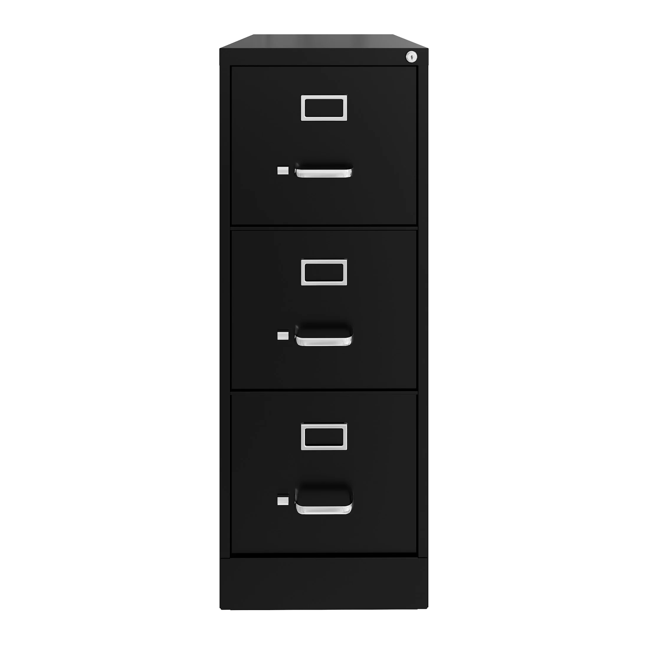 Hirsh 22" Deep 3 Drawer Letter Width Vertical File Cabinet, Commercial Grade, Gray