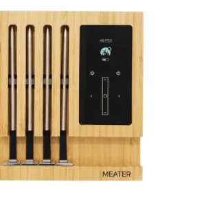 MEATER Block: 4-Probe 165ft Wireless Connection Premium WiFi Smart Meat Thermometer | for BBQ, Oven, Grill, Kitchen, Smoker, Rotisserie, Digital Display