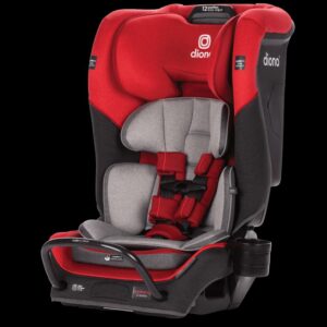 Diono Radian 3QX SafePlus All-in-One Convertible Car Seat. Slim Fit 3 Across. Red