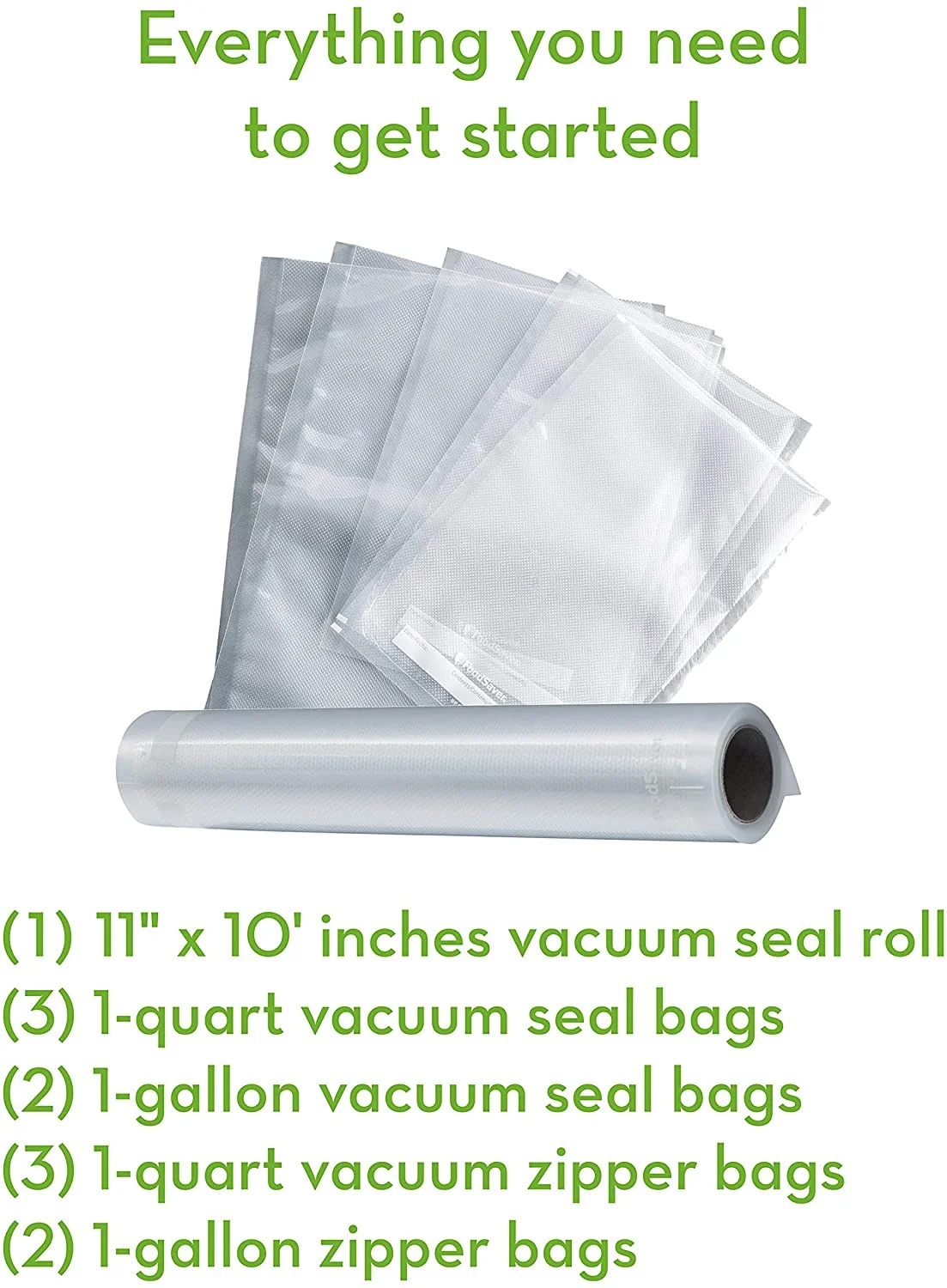 Foodsaver V4400 2-in-1 Vacuum Sealer Machine with Automatic Bag Detection and Starter Kit | Safety Certified | Black and Silver