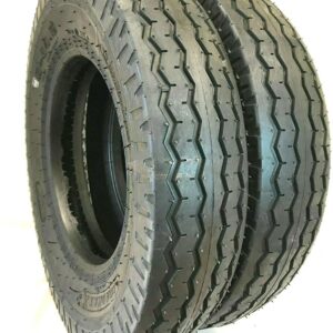 2 (Two) 8-14.5 St New Trailer Tire 14 Ply Heavy Duty Tubeless 14 Ply 8x14.5