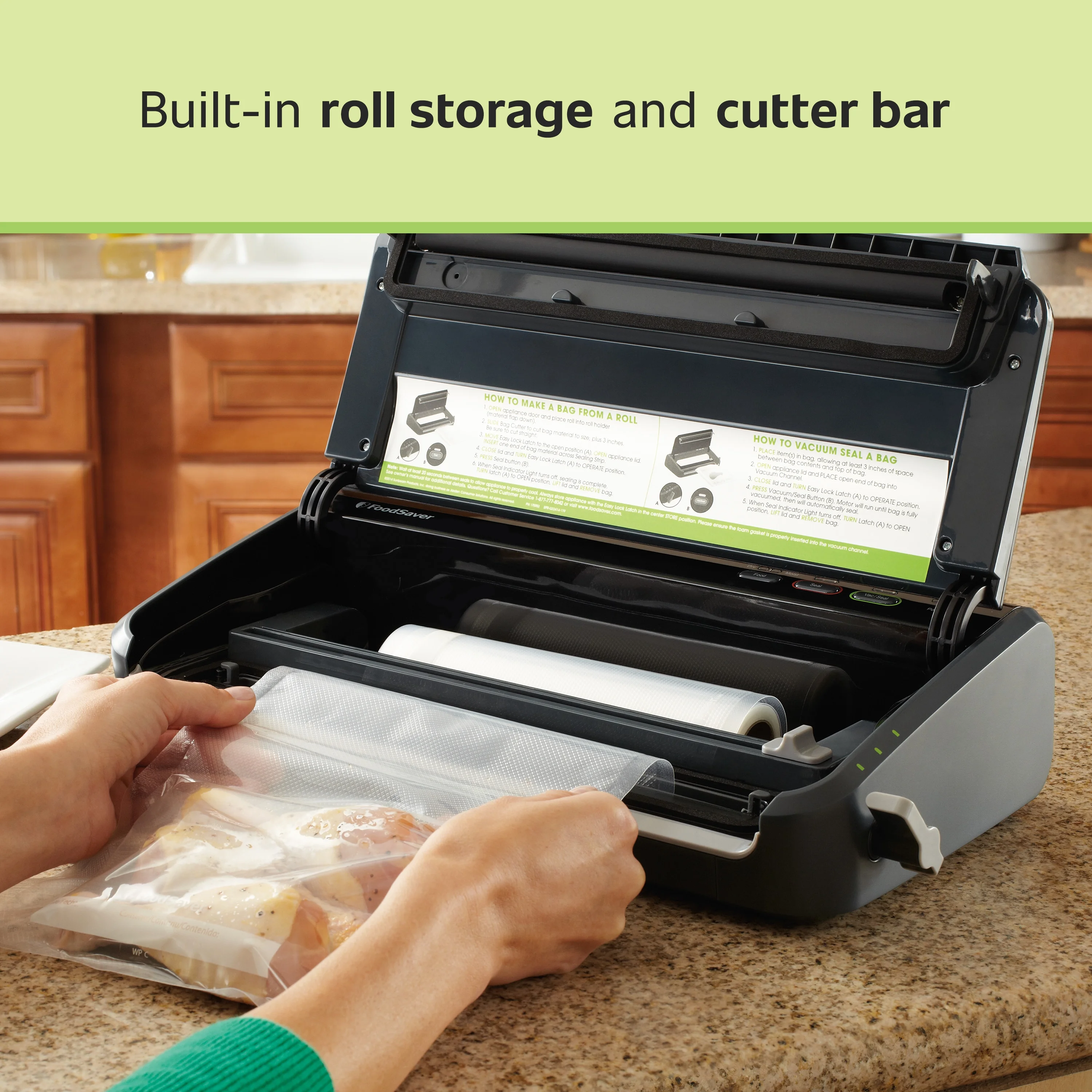 FoodSaver FM2100-000 Vacuum Sealing System for Food Preservation